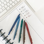 Load image into Gallery viewer, Zebra Sarasa Push Clip Gel Pen - Vintage Colours 0.5mm
