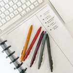 Load image into Gallery viewer, Zebra Sarasa Push Clip Gel Pen - Vintage Colours 0.5mm
